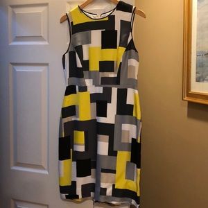 Block color dress